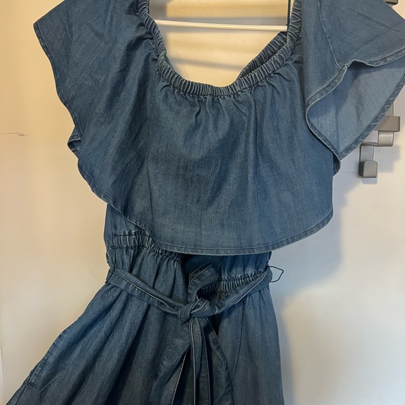 Lane Bryant Chambray Jean Dress - Picture 3 of 7